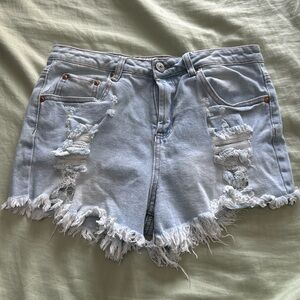 Ripped Jean shorts